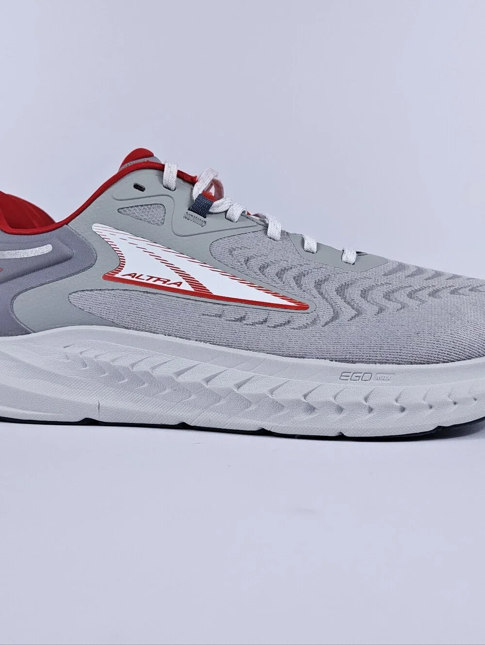 Altra Torin 7 Mens 10.5 Wide Zero Drop FootShape Road Running Shoes Gray EGO Max